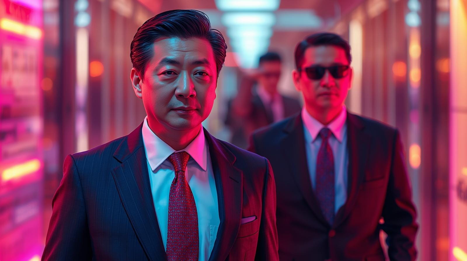 Chinese CEO in California with Private Security